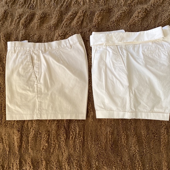 Bundle of shorts J. Crew & AnnTaylor Loft shorts & hat - Picture 4 of 16